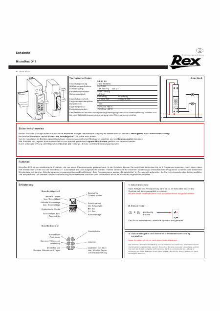 LEGRAND MicroRex QW31 037 55 : Support SAV Dépannage Notices Manuels